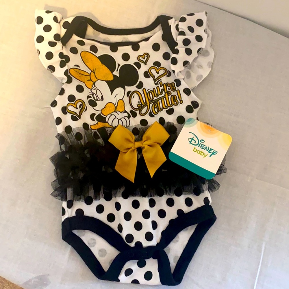 Disney Baby Onesie Minnie Mouse 3-6M
